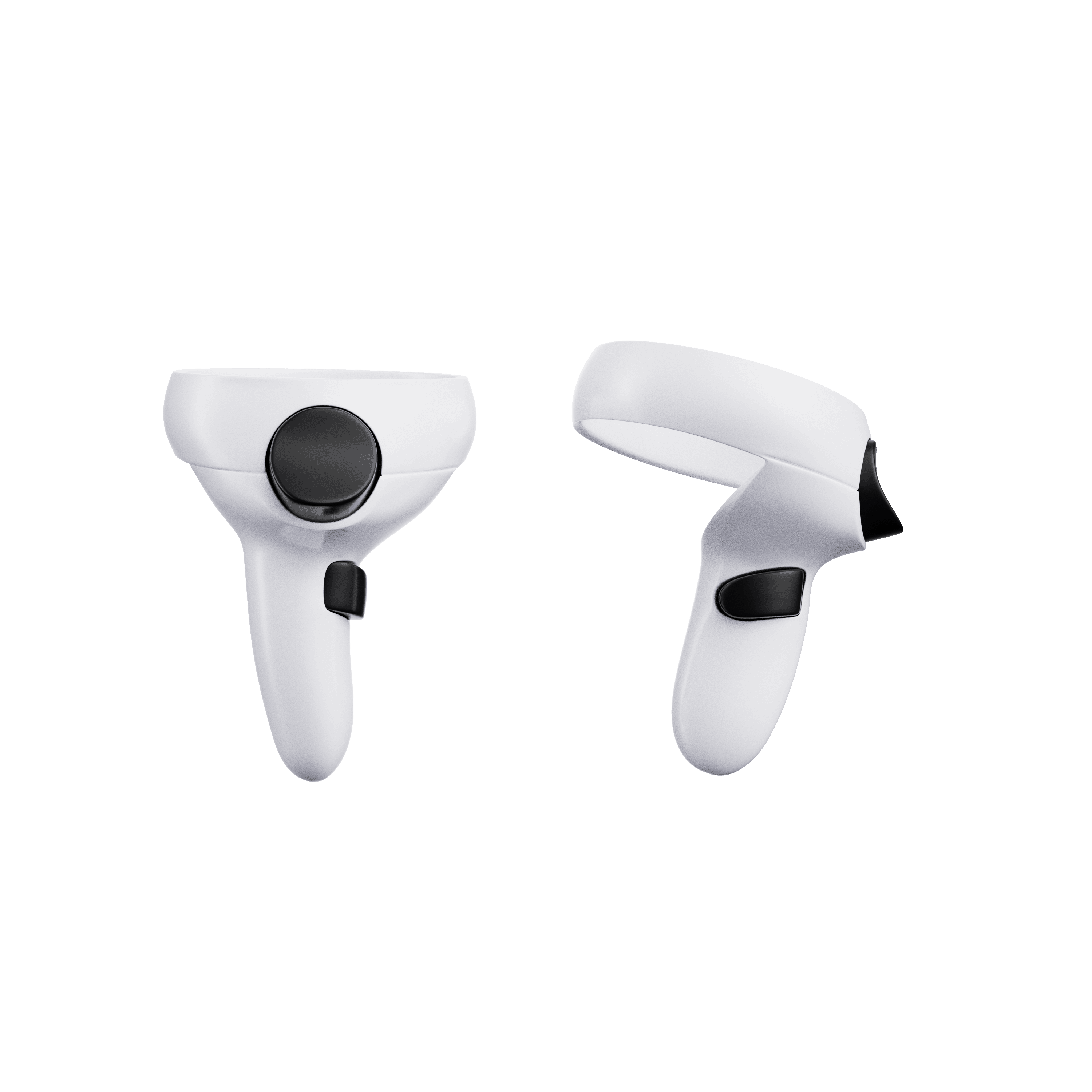 VR controllers and headset